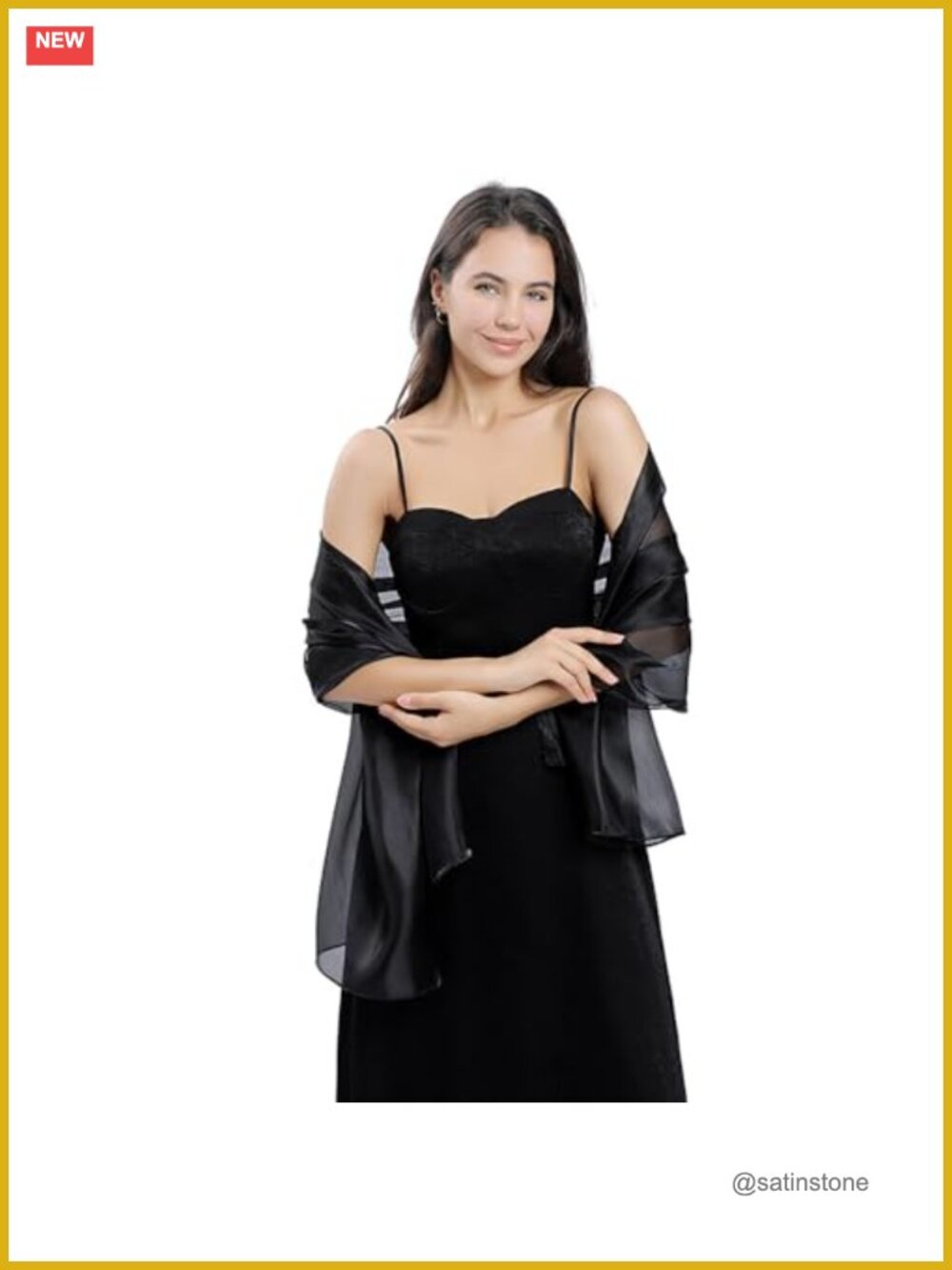 Sheer Silk Shawl Wrap Scarf for Evening Dresses Wedding